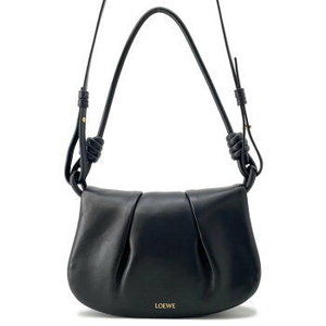Loewe Paseo Satchel Shoulder Bag Black